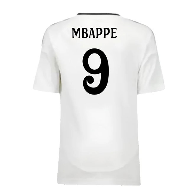 2024-2025 Real Madrid Home Youth Kit (Mbappe 9)-SoccerKits Hub | Buy Soccer Jerseys Online