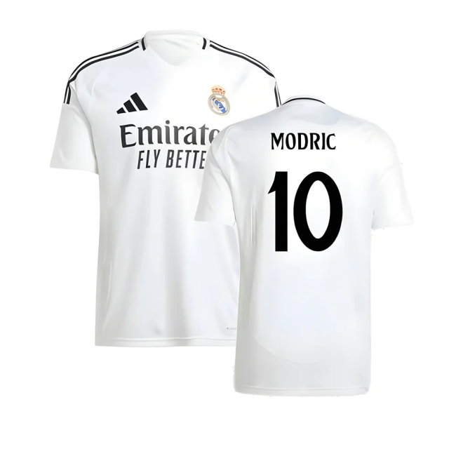 2024-2025 Real Madrid Home Shirt (Modric 10)-SoccerKits Hub | Buy Soccer Jerseys Online