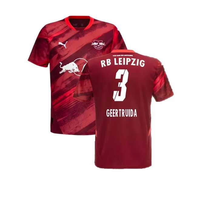 2024-2025 Red Bull Leipzig Away Shirt (Geertruida 3)-SoccerKits Hub | Buy Soccer Jerseys Online
