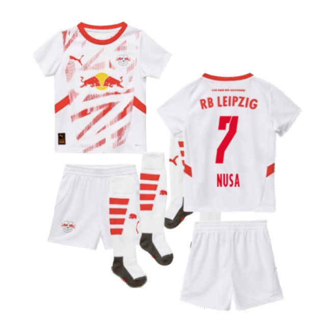 2024-2025 Red Bull Leipzig Home Mini Kit (Nusa 7)-SoccerKits Hub | Buy Soccer Jerseys Online