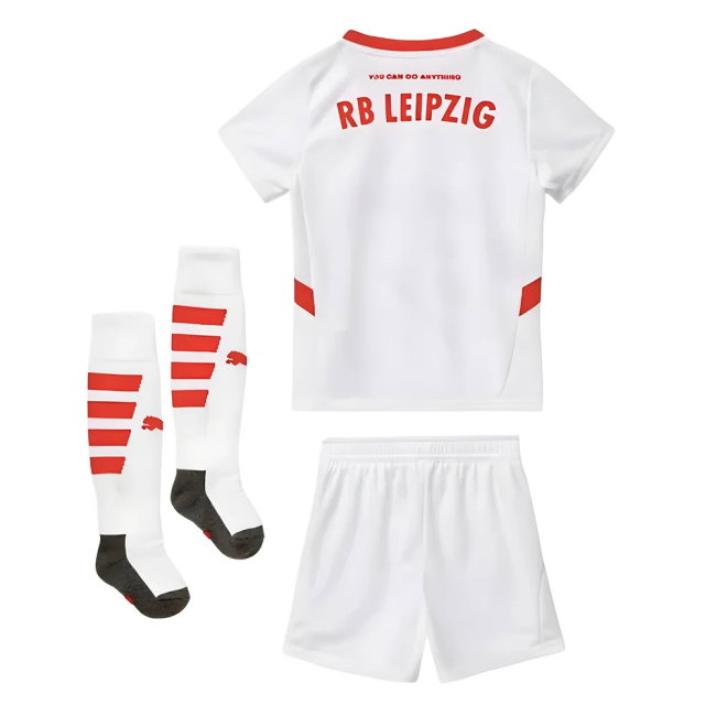 2024-2025 Red Bull Leipzig Home Mini Kit (Baumgartner 14)-SoccerKits Hub | Buy Soccer Jerseys Online
