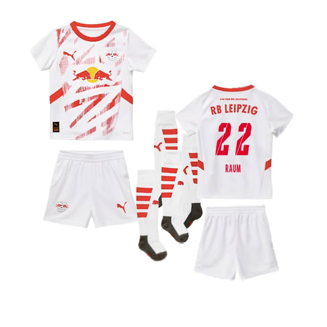 2024-2025 Red Bull Leipzig Home Mini Kit (Raum 22)-SoccerKits Hub | Buy Soccer Jerseys Online
