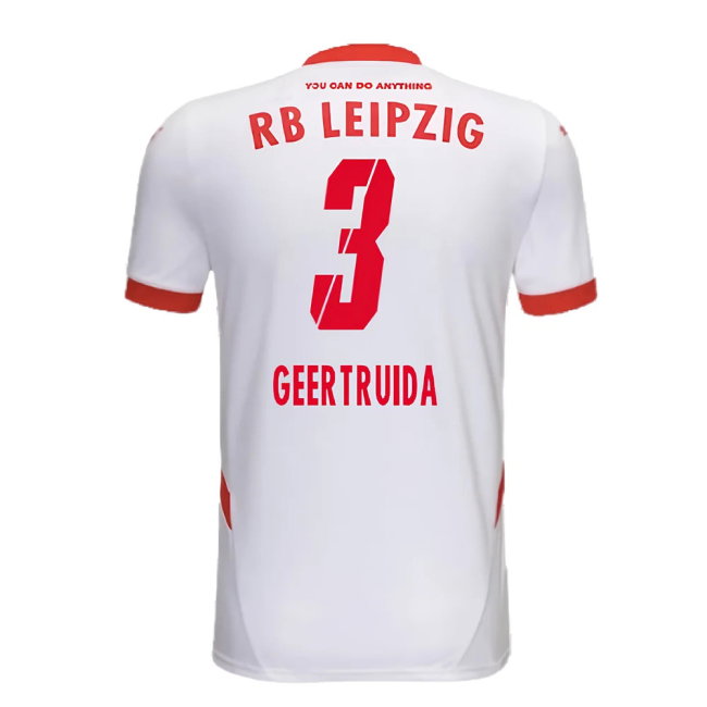 2024-2025 Red Bull Leipzig Home Shirt (Geertruida 3)-SoccerKits Hub | Buy Soccer Jerseys Online