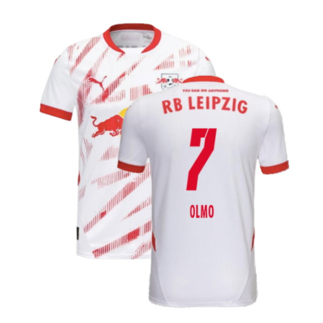 2024-2025 Red Bull Leipzig Home Shirt (Olmo 7)-SoccerKits Hub | Buy Soccer Jerseys Online