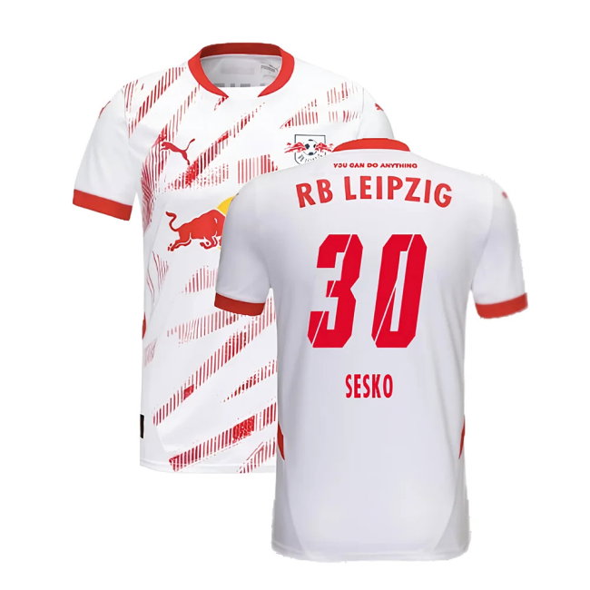 2024-2025 Red Bull Leipzig Home Shirt (Sesko 30)-SoccerKits Hub | Buy Soccer Jerseys Online