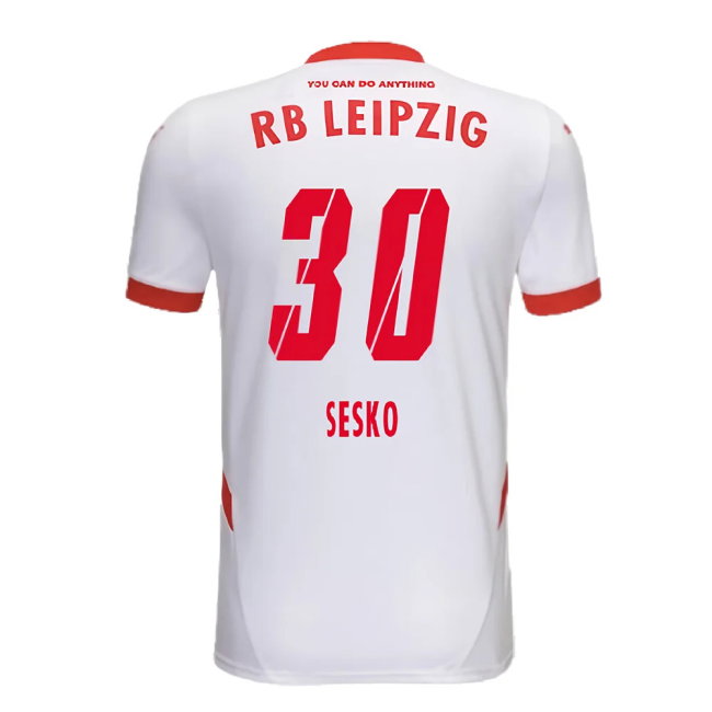 2024-2025 Red Bull Leipzig Home Shirt (Sesko 30)-SoccerKits Hub | Buy Soccer Jerseys Online