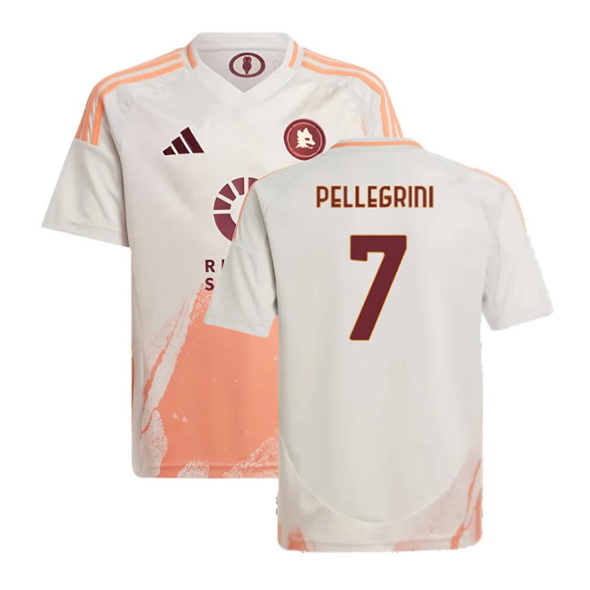 2024-2025 Roma Away Shirt (Kids) (Pellegrini 7)-SoccerKits Hub | Buy Soccer Jerseys Online