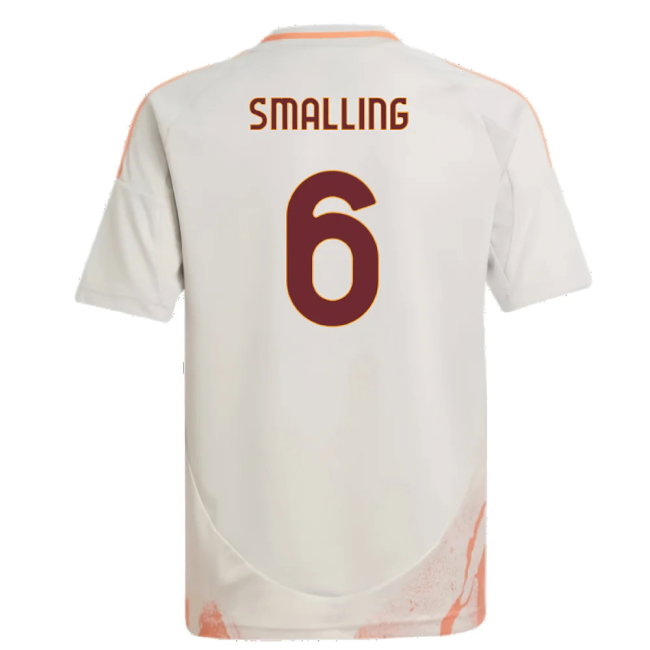 2024-2025 Roma Away Shirt (Kids) (Smalling 6)-SoccerKits Hub | Buy Soccer Jerseys Online