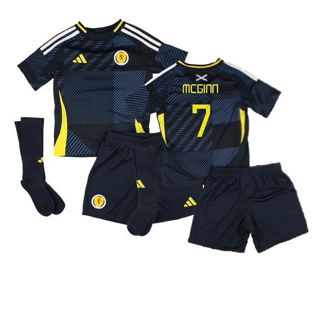 2024-2025 Scotland Home Mini Kit (McGinn 7)-SoccerKits Hub | Buy Soccer Jerseys Online