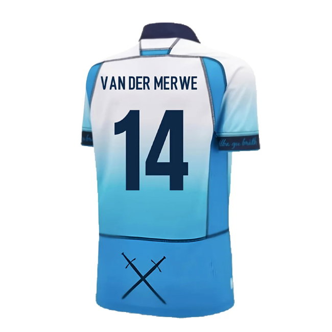 2024-2025 Scotland Rugby Away Replica Shirt (Womens) (Van Der Merwe 14)-SoccerKits Hub | Buy Soccer Jerseys Online