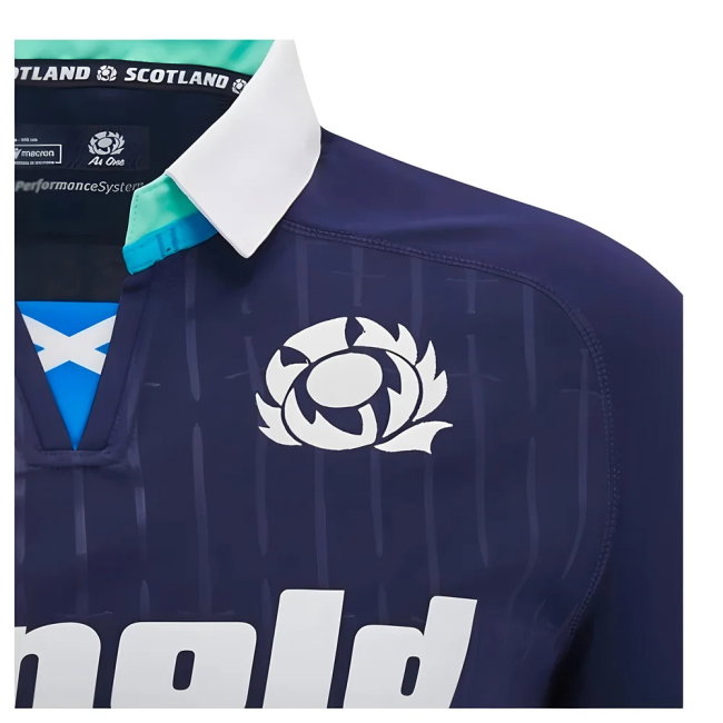 2024-2025 Scotland Rugby Home Replica Shirt (Van Der Merwe 14)-SoccerKits Hub | Buy Soccer Jerseys Online