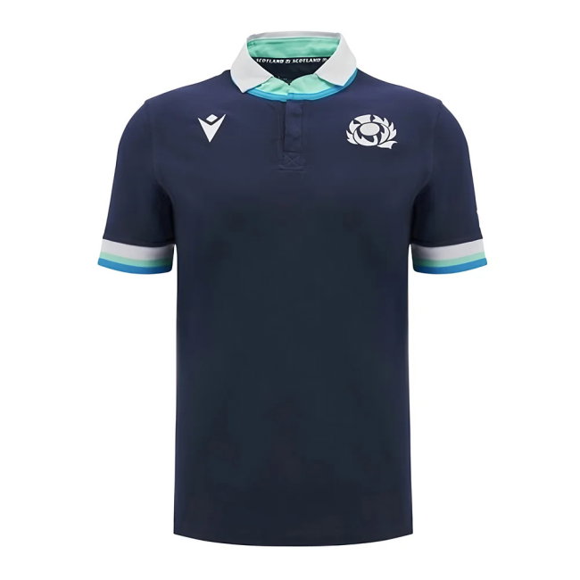 2024-2025 Scotland Rugby Home SS Cotton Shirt (Van Der Merwe 14)-SoccerKits Hub | Buy Soccer Jerseys Online