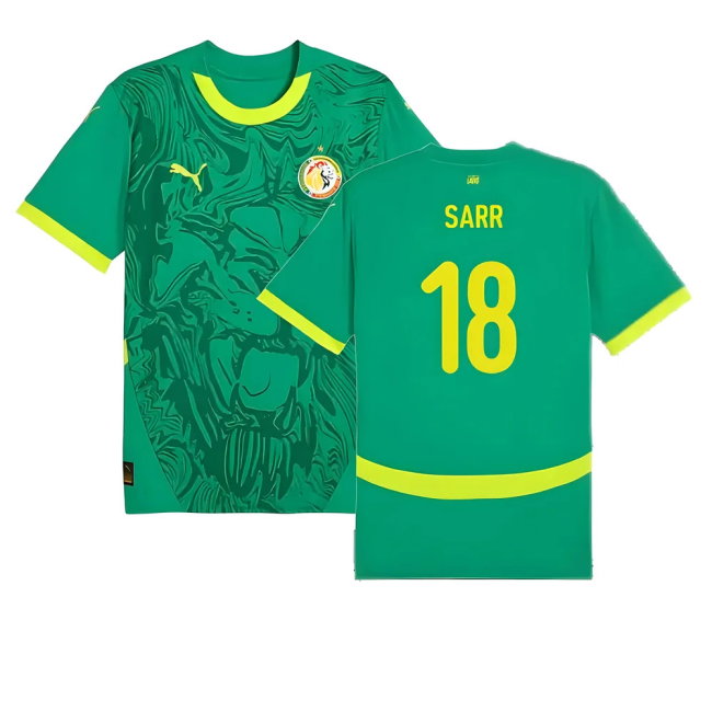 2024-2025 Senegal Away Shirt (Sarr 18)-SoccerKits Hub | Buy Soccer Jerseys Online