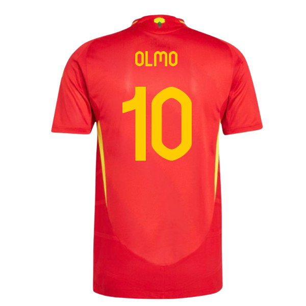 2024-2025 Spain Authentic Home Shirt (Olmo 10)-SoccerKits Hub | Buy Soccer Jerseys Online