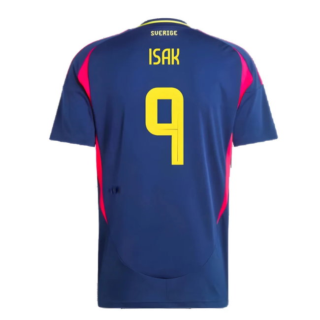 2024-2025 Sweden Away Shirt (ISAK 9)-SoccerKits Hub | Buy Soccer Jerseys Online