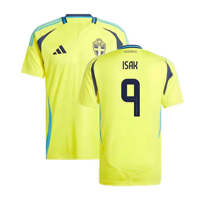 2024-2025 Sweden Home Shirt (ISAK 9)-SoccerKits Hub | Buy Soccer Jerseys Online