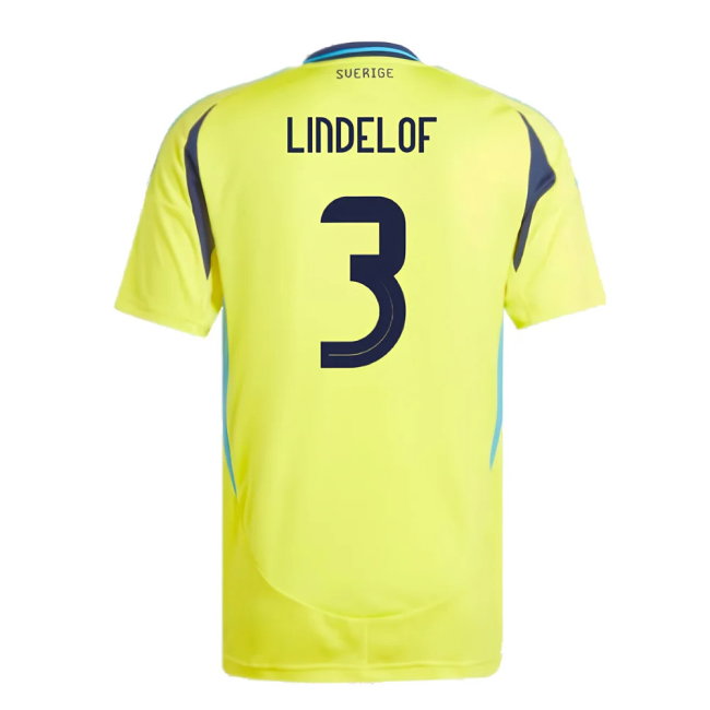 2024-2025 Sweden Home Shirt (LINDELOF 3)-SoccerKits Hub | Buy Soccer Jerseys Online