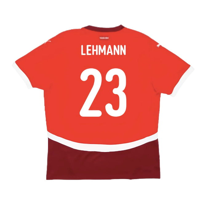 2024-2025 Switzerland Home Shirt (Lehmann 23)-SoccerKits Hub | Buy Soccer Jerseys Online