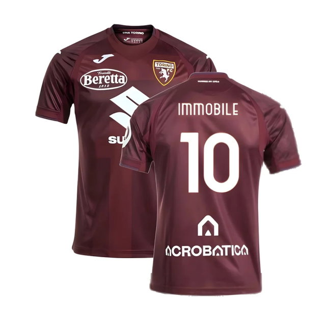 2024-2025 Torino Home Shirt (Immobile 10)-SoccerKits Hub | Buy Soccer Jerseys Online