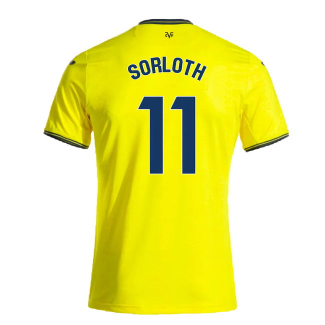2024-2025 Villarreal Home Shirt (Sorloth 11)-SoccerKits Hub | Buy Soccer Jerseys Online