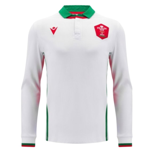 2024-2025 Wales Away Cotton LS Rugby Shirt (Halfpenny 15)-SoccerKits Hub | Buy Soccer Jerseys Online