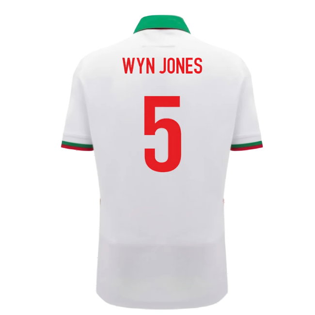 2024-2025 Wales WRU Away Cotton Rugby Shirt (Wyn Jones 5)-SoccerKits Hub | Buy Soccer Jerseys Online