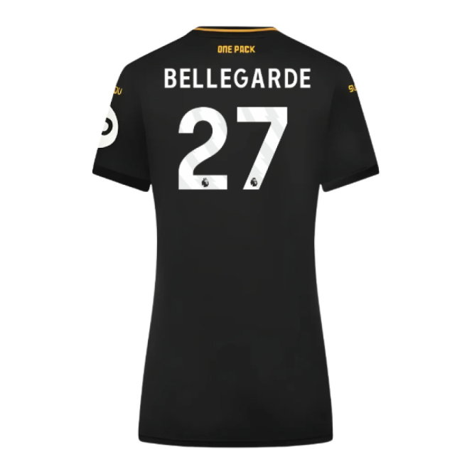 2024-2025 Wolves Away Shirt - Womens (Bellegarde 27)-SoccerKits Hub | Buy Soccer Jerseys Online