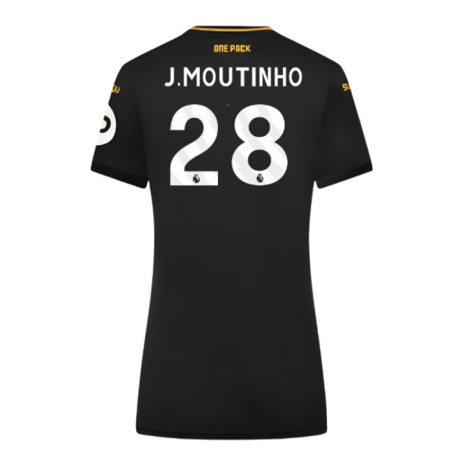 2024-2025 Wolves Away Shirt - Womens (J.Moutinho 28)-SoccerKits Hub | Buy Soccer Jerseys Online