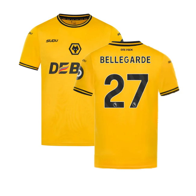 2024-2025 Wolves Home Shirt (Bellegarde 27)-SoccerKits Hub | Buy Soccer Jerseys Online