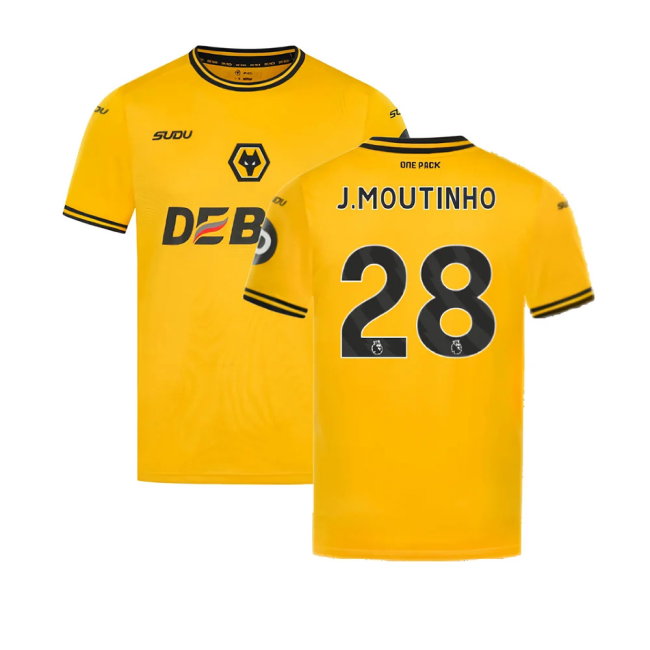 2024-2025 Wolves Home Shirt (J.Moutinho 28)-SoccerKits Hub | Buy Soccer Jerseys Online