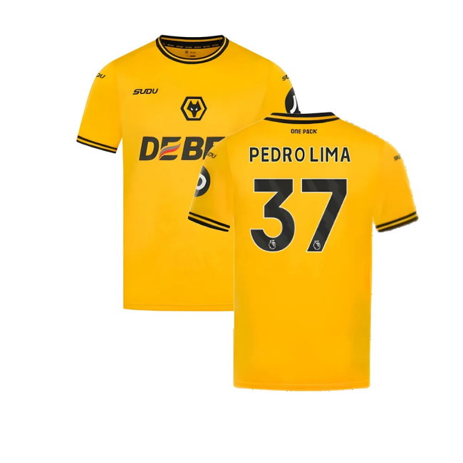 2024-2025 Wolves Home Shirt (Pedro Lima 37)-SoccerKits Hub | Buy Soccer Jerseys Online