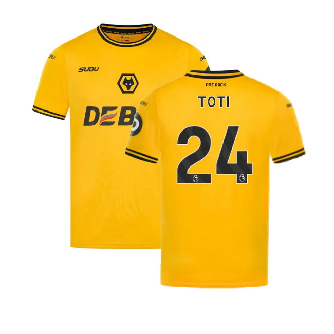2024-2025 Wolves Home Shirt (Toti 24)-SoccerKits Hub | Buy Soccer Jerseys Online