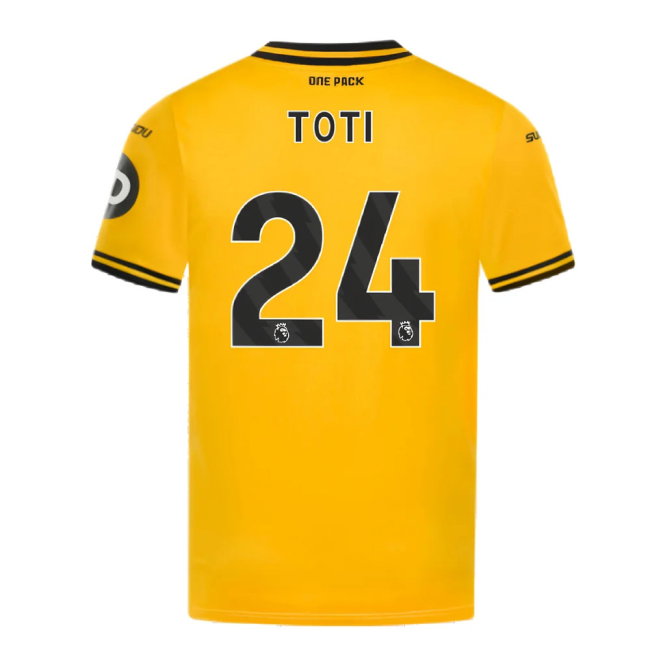 2024-2025 Wolves Home Shirt (Toti 24)-SoccerKits Hub | Buy Soccer Jerseys Online