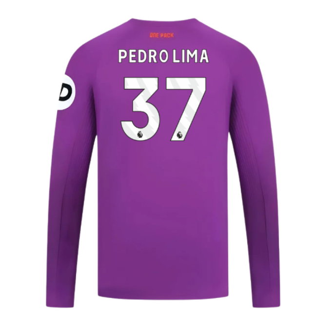 2024-2025 Wolves Long Sleeve Third Shirt (Pedro Lima 37)-SoccerKits Hub | Buy Soccer Jerseys Online