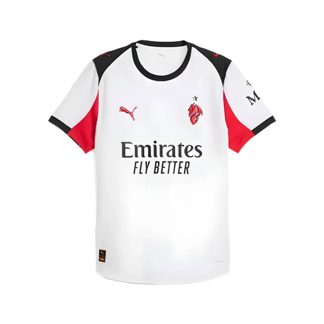 2025-2026 AC Milan Authentic Away Shirt (Reijnders 14)-SoccerKits Hub | Buy Soccer Jerseys Online