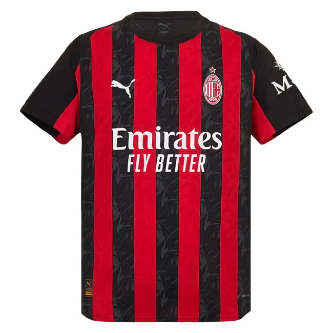 2025-2026 AC Milan Authentic Home Shirt (Reijnders 14)-SoccerKits Hub | Buy Soccer Jerseys Online