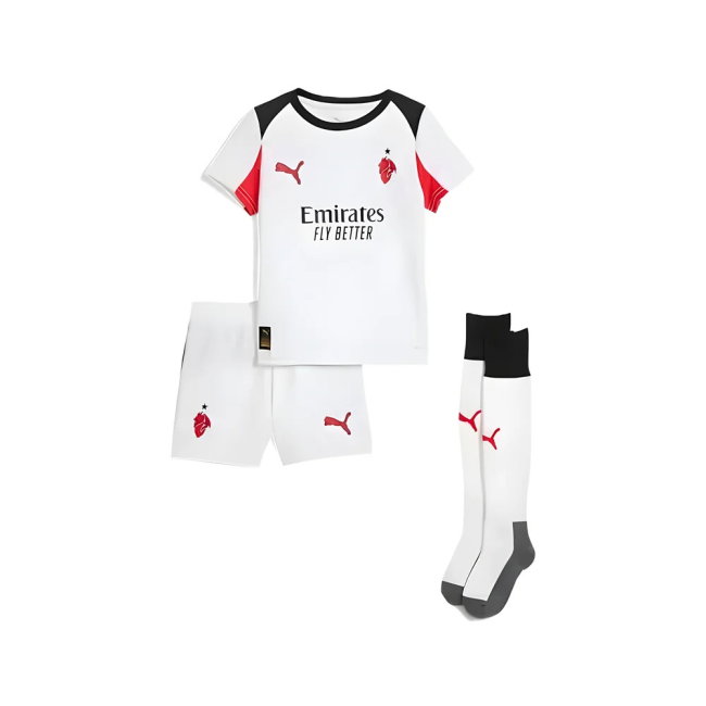 2025-2026 AC Milan Away Mini Kit (Thiaw 28)-SoccerKits Hub | Buy Soccer Jerseys Online