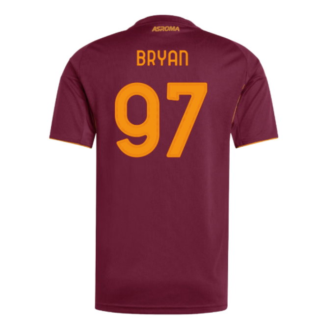 2025-2026 AS Roma Home Shirt (Bryan 97)-SoccerKits Hub | Buy Soccer Jerseys Online