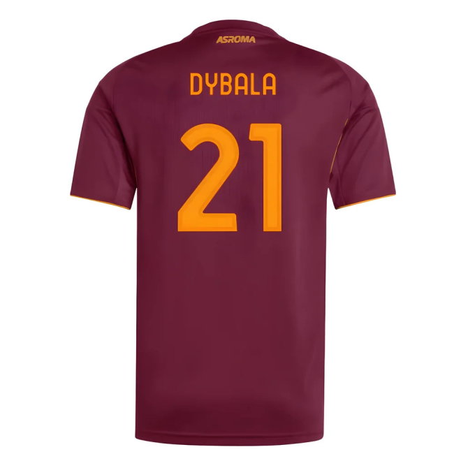 2025-2026 AS Roma Home Shirt (Dybala 21)-SoccerKits Hub | Buy Soccer Jerseys Online