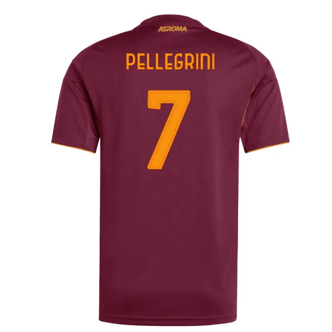 2025-2026 AS Roma Home Shirt (Pellegrini 7)-SoccerKits Hub | Buy Soccer Jerseys Online