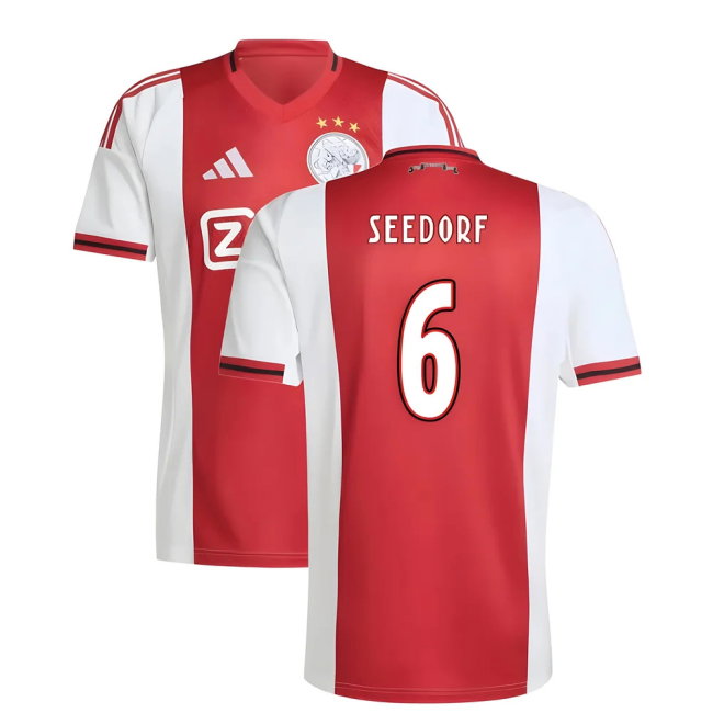 2025-2026 Ajax Home Shirt (Seedorf 6)-SoccerKits Hub | Buy Soccer Jerseys Online