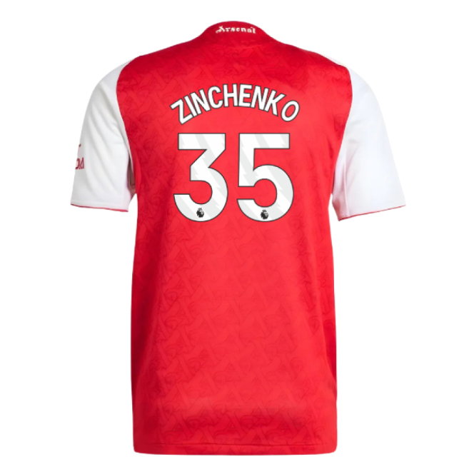 2025-2026 Arsenal Authentic Home Shirt (Zinchenko 35)-SoccerKits Hub | Buy Soccer Jerseys Online
