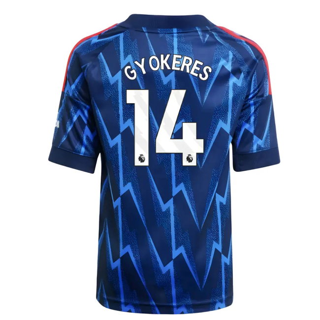 2025-2026 Arsenal Away Mini Kit (Gyokeres 14)-SoccerKits Hub | Buy Soccer Jerseys Online