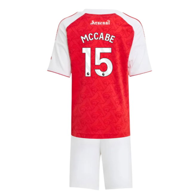 2025-2026 Arsenal Home Mini Kit (McCabe 15)-SoccerKits Hub | Buy Soccer Jerseys Online