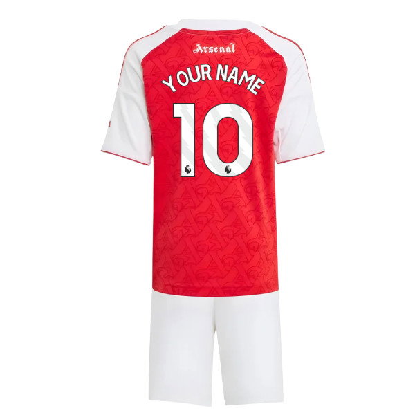 2025-2026 Arsenal Home Mini Kit (Your Name)-SoccerKits Hub | Buy Soccer Jerseys Online