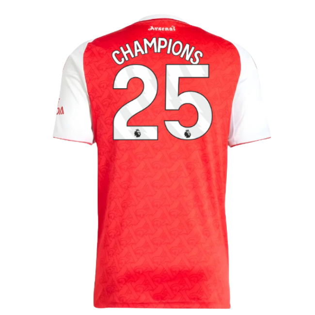 2025-2026 Arsenal Home Shirt (Champions 25)-SoccerKits Hub | Buy Soccer Jerseys Online