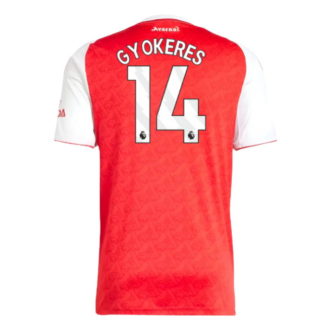2025-2026 Arsenal Home Shirt (Gyokeres 14)-SoccerKits Hub | Buy Soccer Jerseys Online