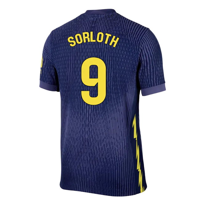 2025-2026 Atletico Madrid Authentic Away Shirt (Sorloth 9)-SoccerKits Hub | Buy Soccer Jerseys Online