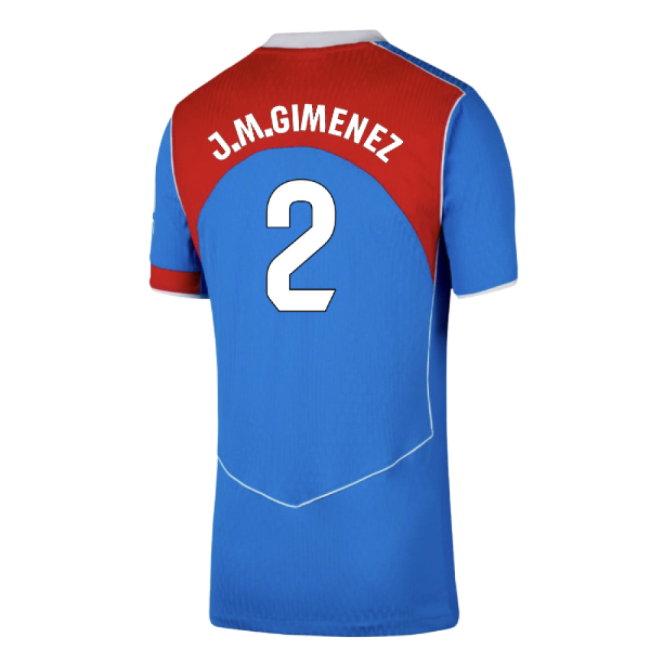 2025-2026 Atletico Madrid Authentic Third Shirt (J.M.Gimenez 2)-SoccerKits Hub | Buy Soccer Jerseys Online