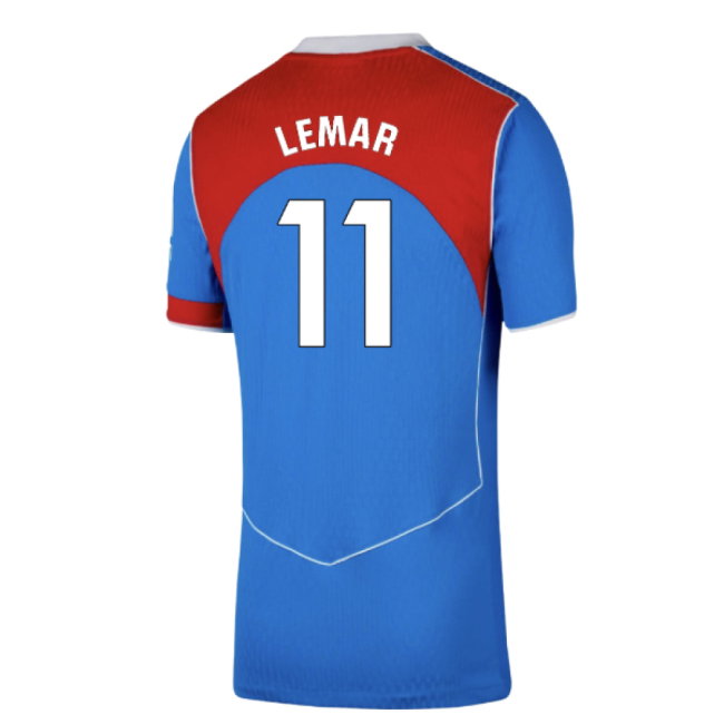 2025-2026 Atletico Madrid Authentic Third Shirt (Lemar 11)-SoccerKits Hub | Buy Soccer Jerseys Online
